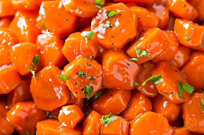Spiced Glazed Carrots Festive Roasted carrots